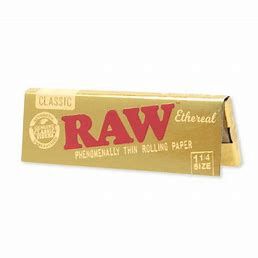 RAW Ethereal  1 1/4 Rolling Papers, Count: Pack
