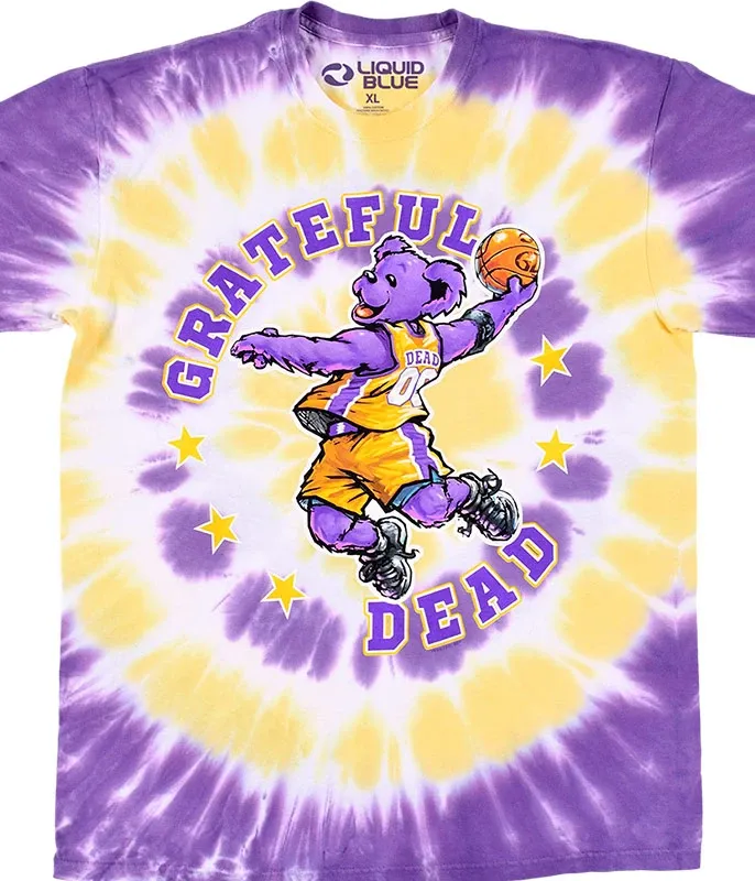 Grateful Dead Hoops Bear Tie-Dye T-Shirt