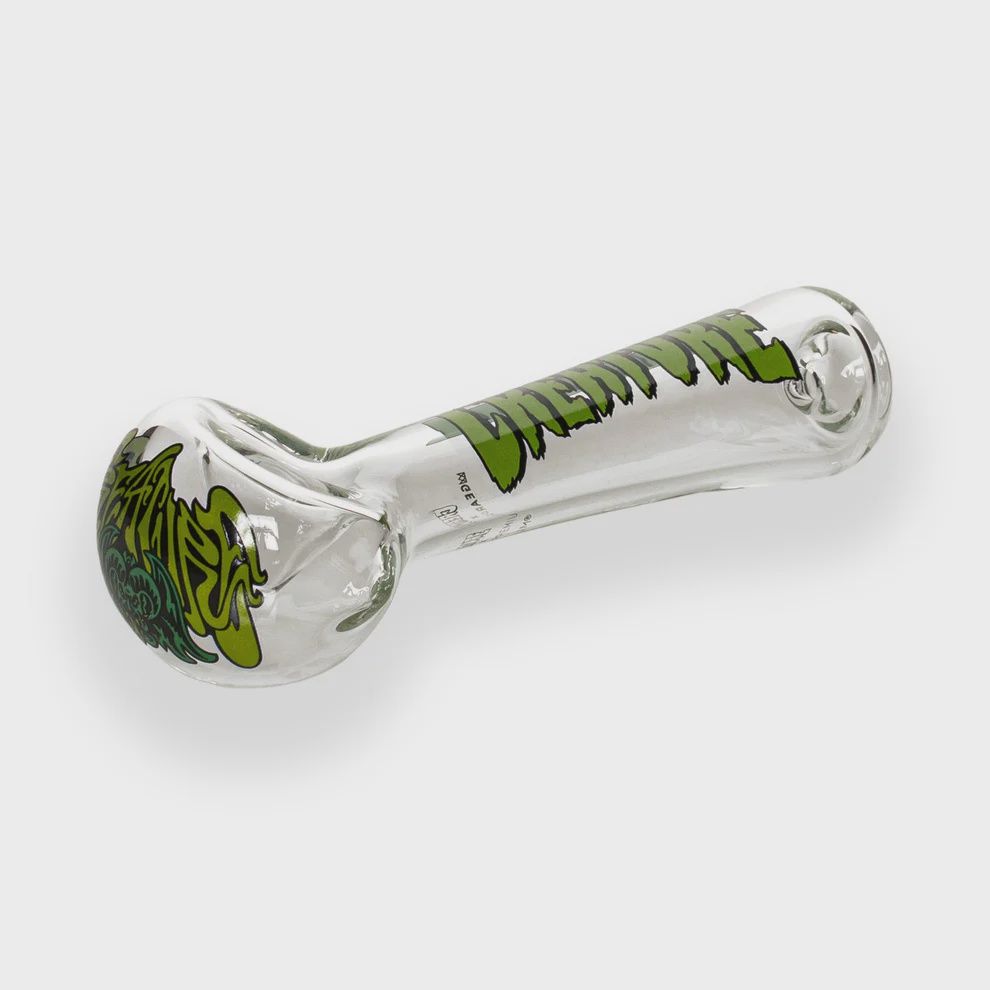 Creature GEAR Premium®  4.5" Sacrifice Spoon Hand Pipe, Color: Clear