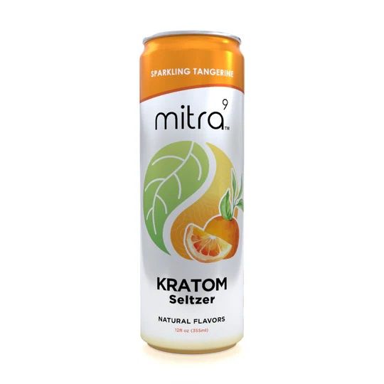 Mitra-9 Kratom Seltzer - Tangerine, Count: Single