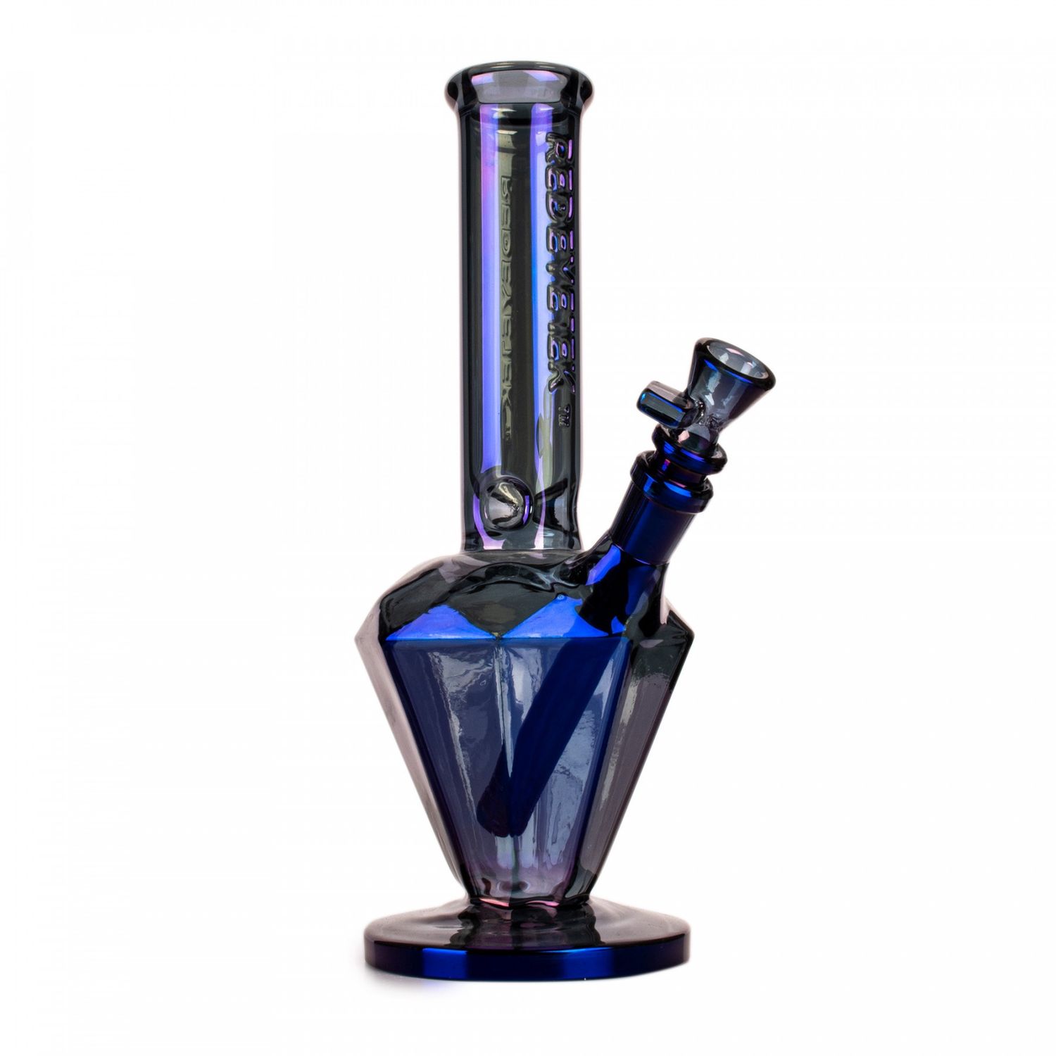 RED EYE TEK© 11" Terminator Paragon Water Pipe, Color: Metallic Blue