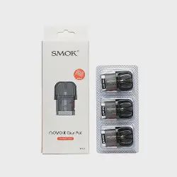 SMOK Novo 2 Replacement Pods (3-Pack), Resistance: 0.8Ω Dual Meshed (Clear)
