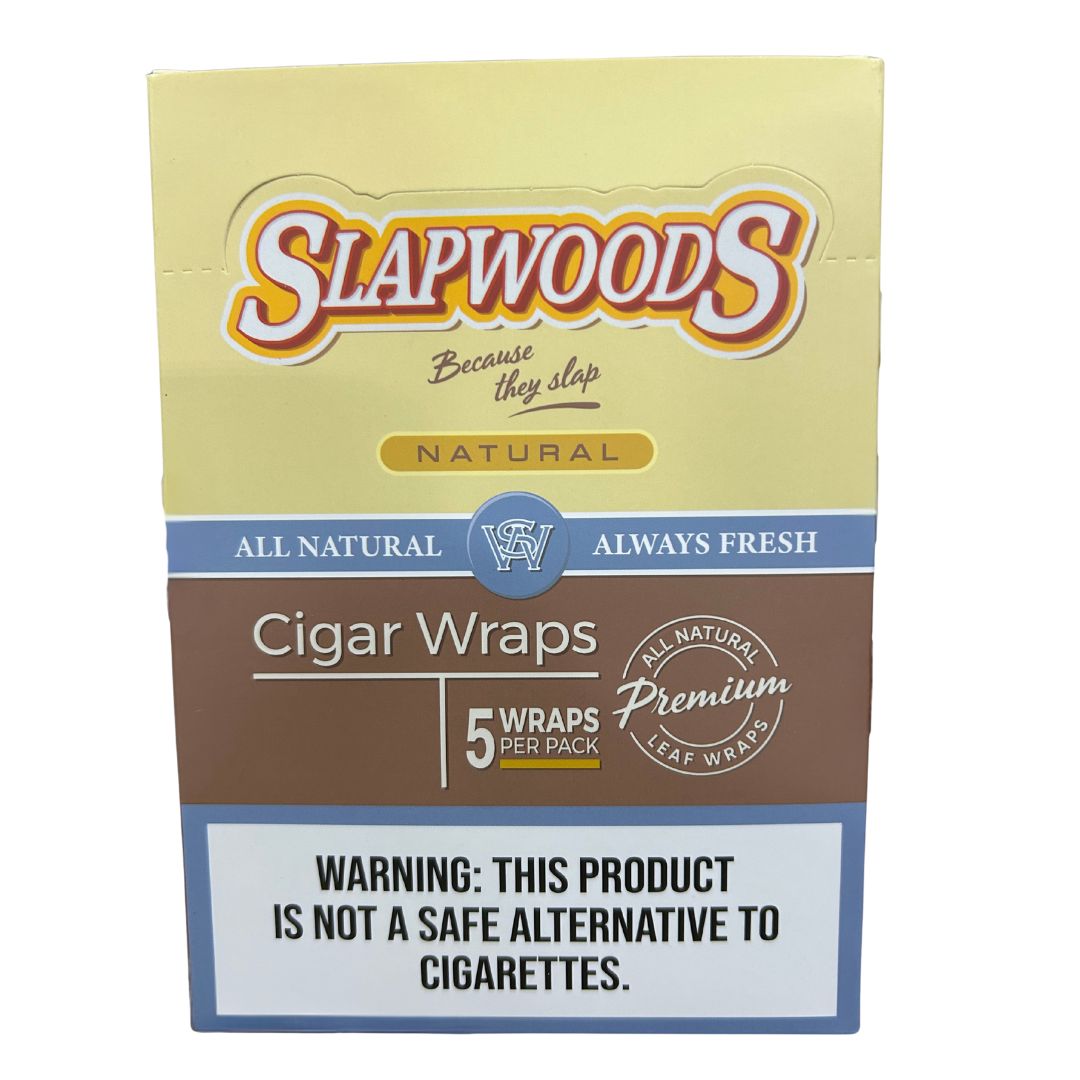 Slapwoods Premium Cigar Wraps - 5ct, Count: Pack, Flavor: Natural