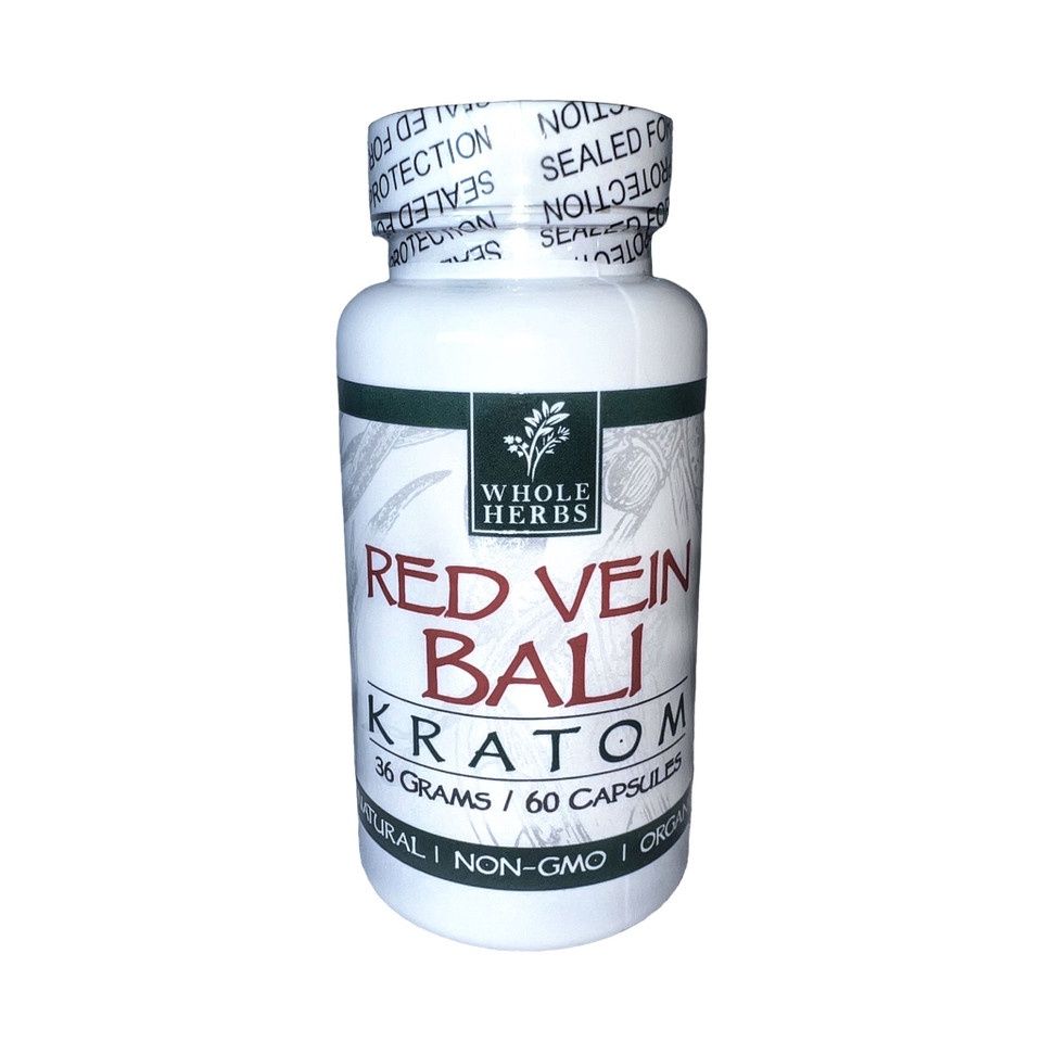 Whole Herbs Capsules - Red Vein Bali, Size: 60ct
