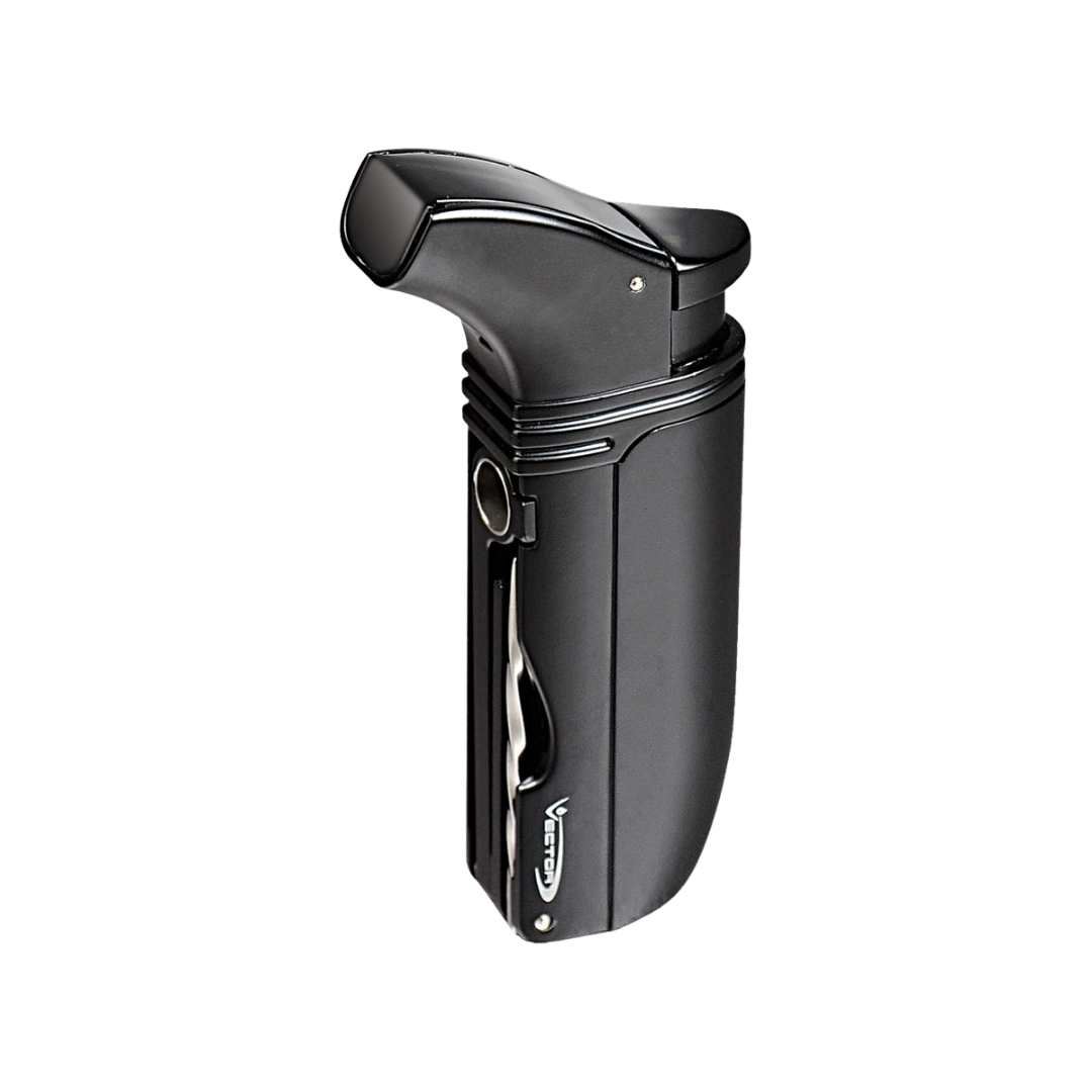 Vector® Arsenal Torch Lighter, Color: Black Matte
