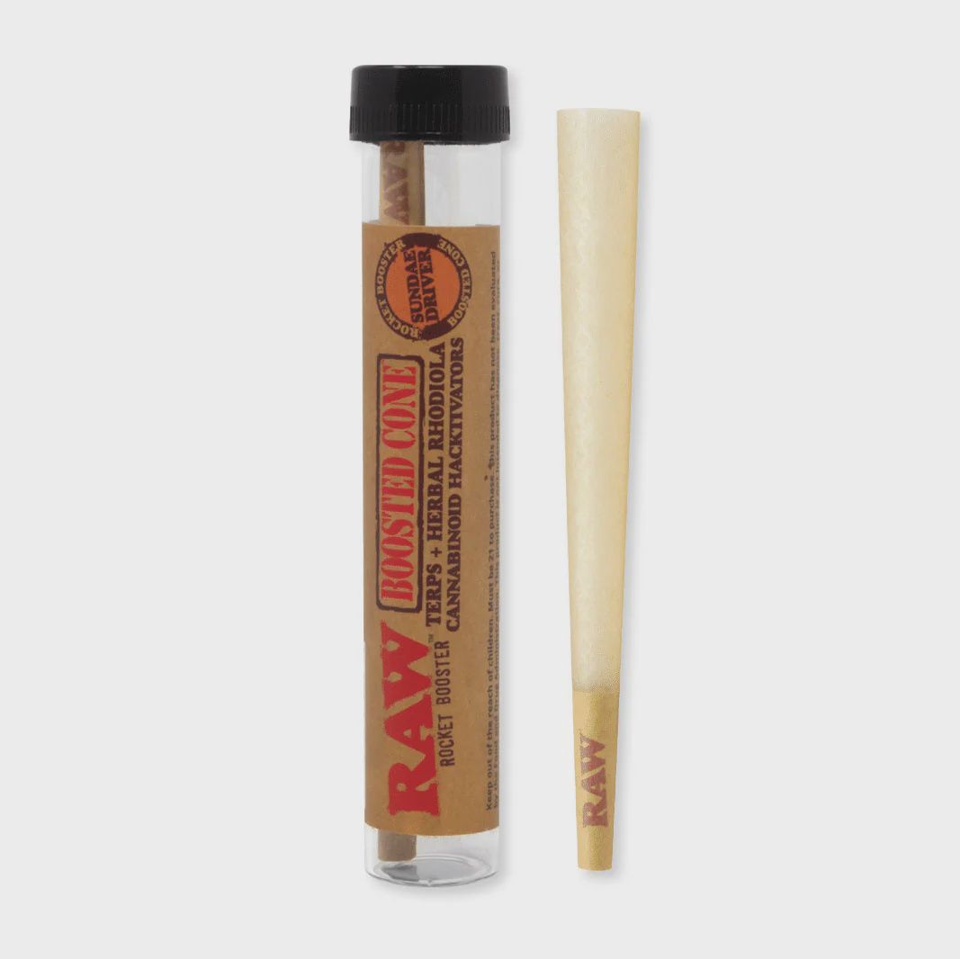 RAW Rocket Boost Terp Infused Cone - Sundae Driver, Count: 1ct Pack