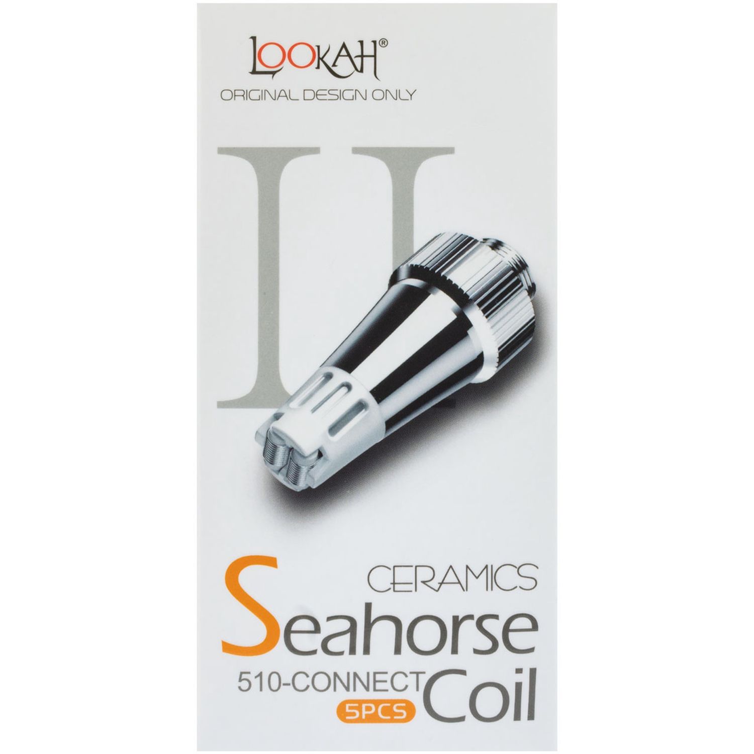Lookah Seahorse Pro Touch Coil - 5ct/Pack, Material: Ceramic