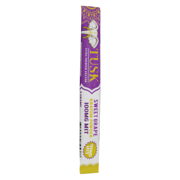 Tusk Extract Powder Stick 100mg, Count: Pack, Flavor: Grape