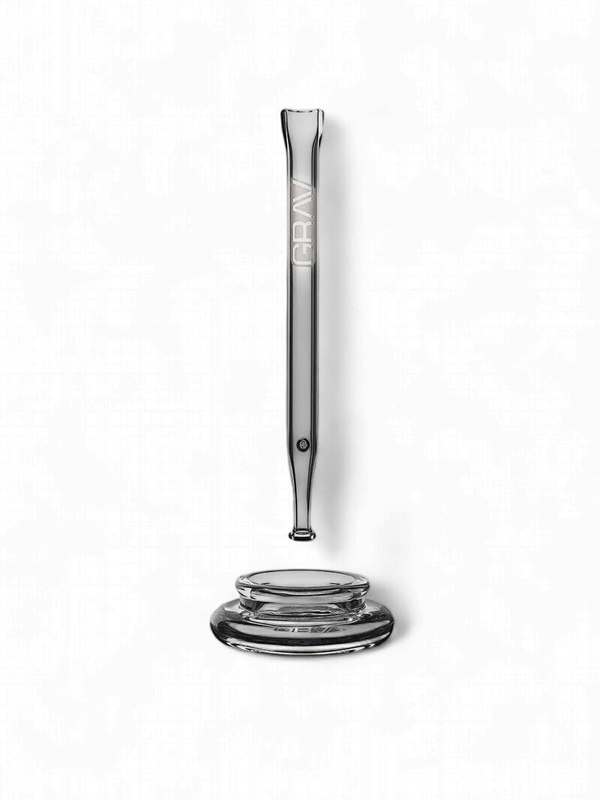 GRAV® Quartz Vape Straw with Dab Dish