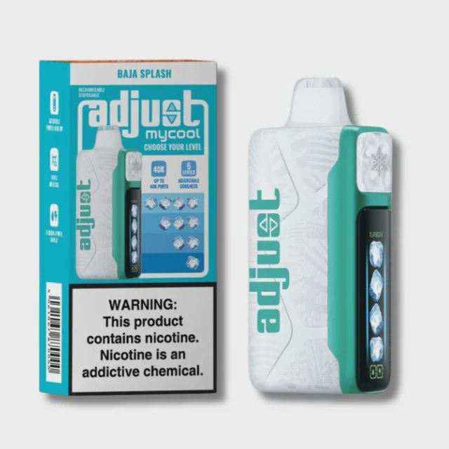 Adjust MYCOOL 40K Disposable Vape, Count: Single Pack, Flavor: Baja Splash