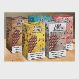 Real Woods Natural Leaf Cigars – 5 Pack