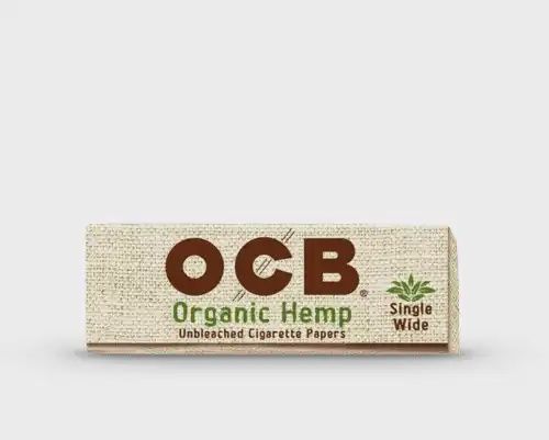OCB Organic Hemp Single Wide Rolling Papers, Count: Pack