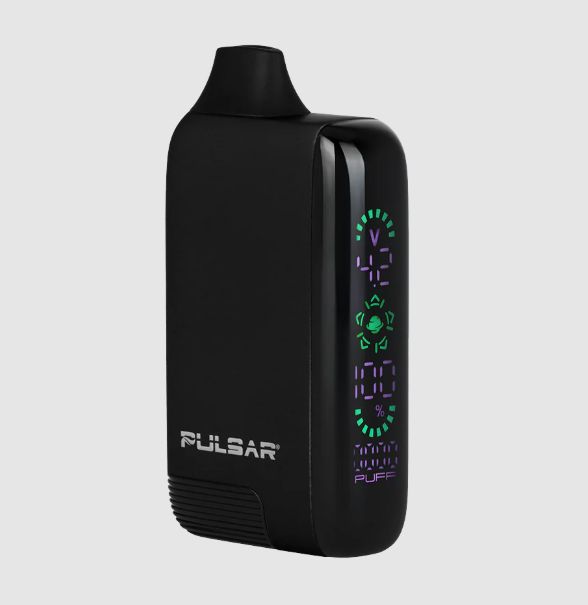 Pulsar 510 DL 5.0 Precision Voltage Control LCD Screen Vape Bar - 1000mAh, Color: Black