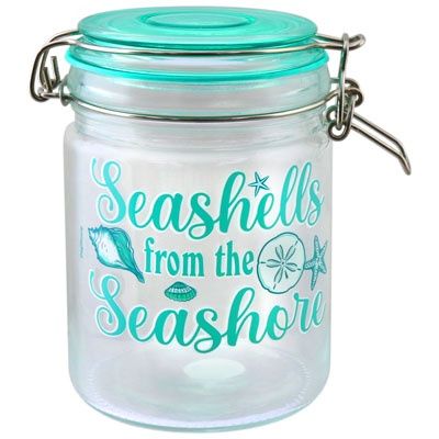 Sea Shells From Seashore Daytona 6" Jar