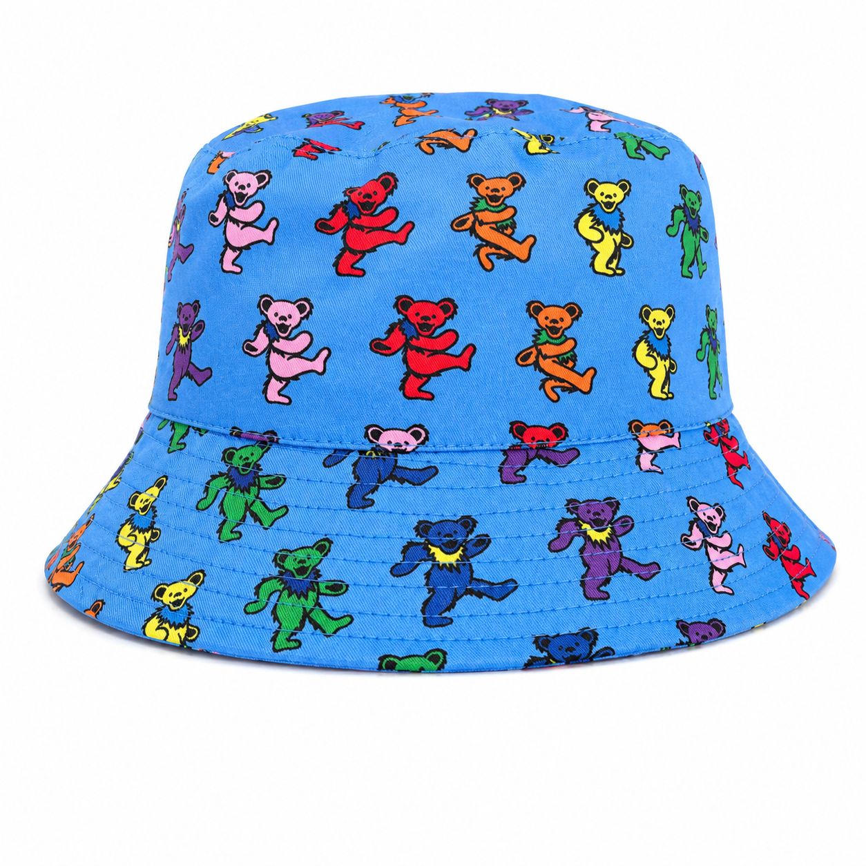 Earth Ragz Grateful Dead Dancing Bears Jumble Bucket Hat