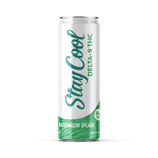 Stay Cool Watermelon Splash Delta-9 Beverage, Count: Single
