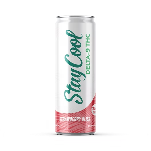 Stay Cool Strawberry Bliss Delta-9 Beverage, Count: Single