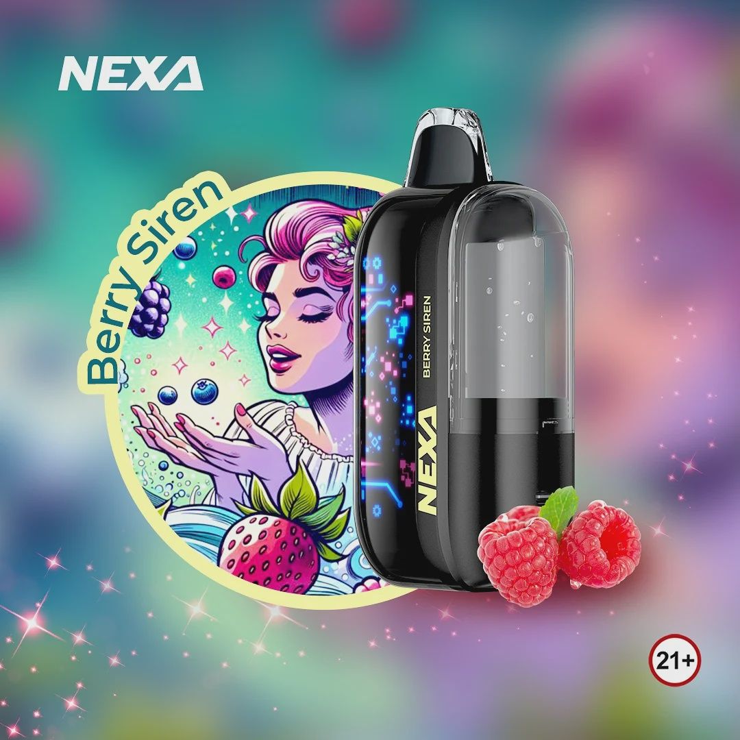 NEXA ULTRA InvisaCloud Edition 50K Disposable Vape, Count: Single Unit, Flavor: Berry Siren