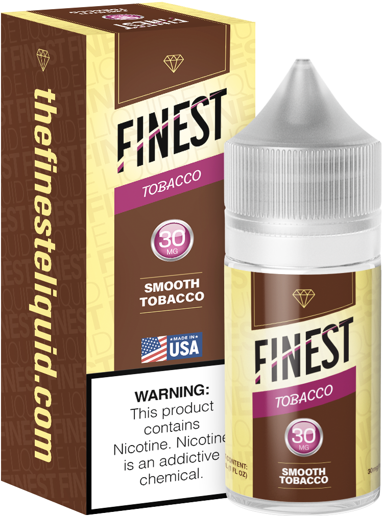 The Finest Saltnic 30mL Tobacco Edition - Smooth Tobacco, Nicotine Content: 30mg