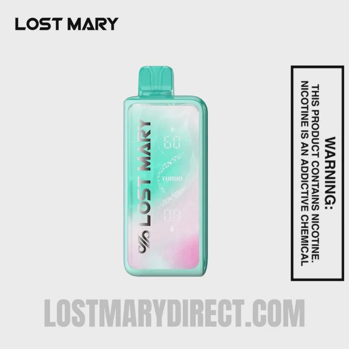 Lost Mary MT35000 Turbo 5% Disposable Vape, Count: Single Unit, Flavor: Black Mint