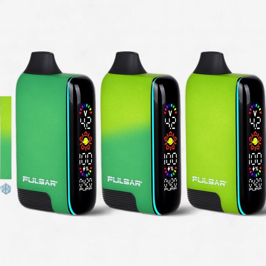 Pulsar 510 DL 5.0 Precision Voltage Control LCD Screen Vape Bar Thermo Series 1000mAh, Color: Acid Splash
