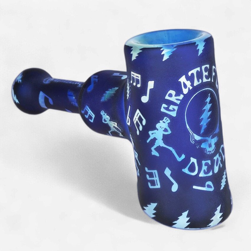 The Grateful Dead x Pulsar Ethereal Music Etched 5" Glass Hammer Bubbler