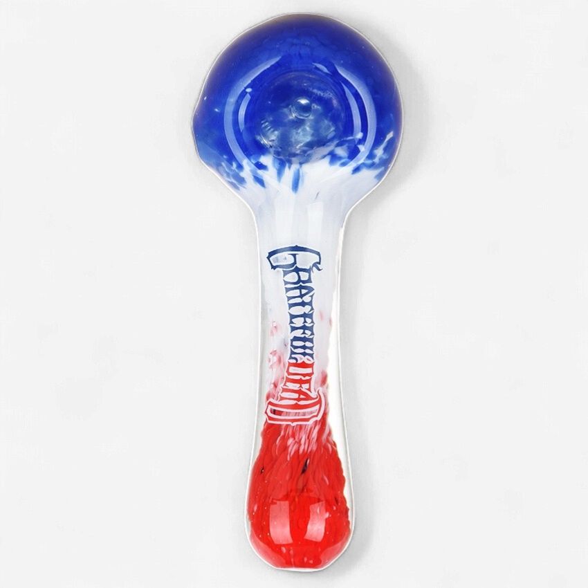 Grateful Dead x Pulsar Grateful Frit 4.5" Glass Spoon Pipe