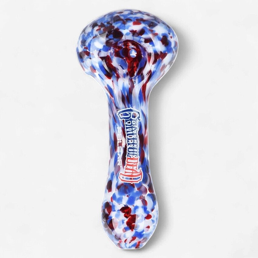 Grateful Dead x Pulsar Acid Rain 4.5" Glass Spoon Pipe