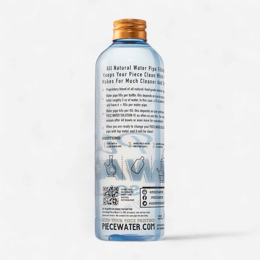 Piece Water Water Pipe H2O Replacement - 12oz
