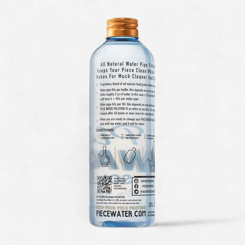 Piece Water Water Pipe H2O Replacement - 12oz