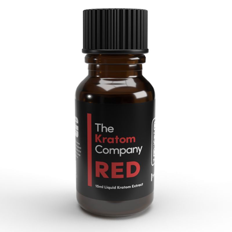 The Kratom Company 15ml RED Liquid Kratom Extract, Count: Single Unit