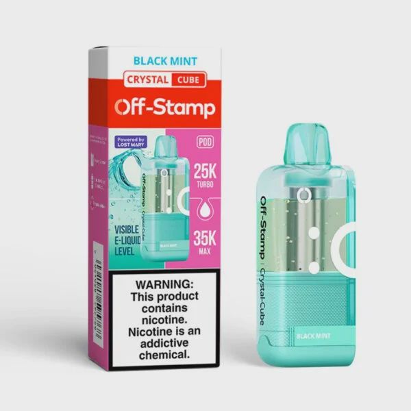 Off-Stamp X-Cube Crystal Cube Refills, Count: Single Unit, Flavor: Black Mint