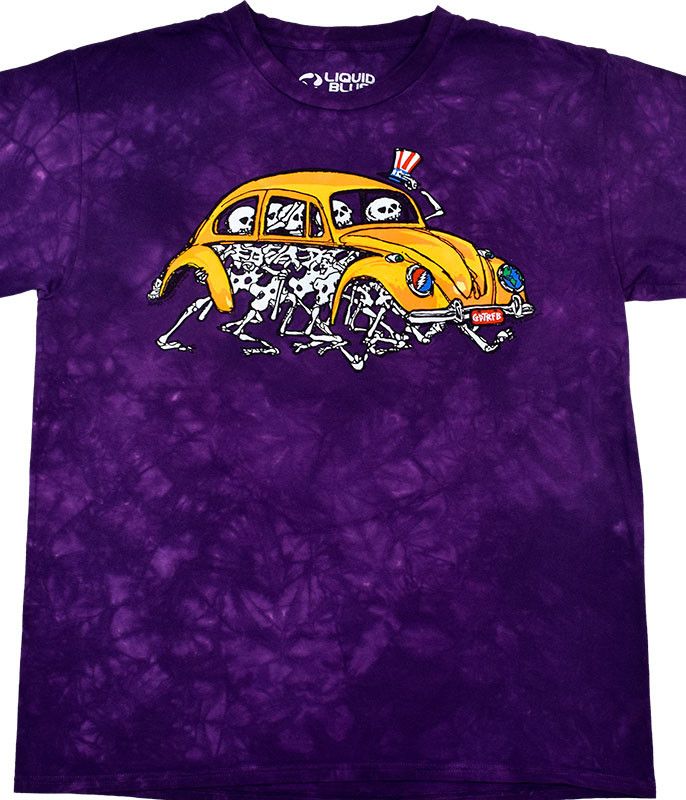 Grateful Dead Bug Truckin' Tie-Dye T-Shirt