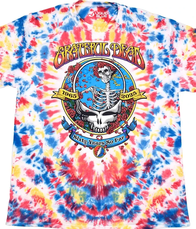 Grateful Dead 60th Anniversary Tie-Dye T-Shirt