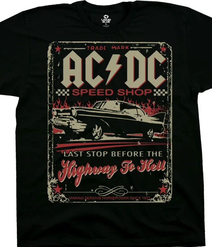 AC/DC Speedshop Black T-Shirt