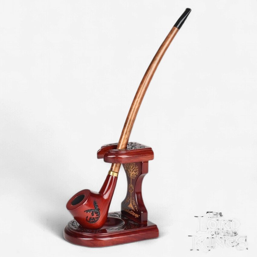 Pulsar Shire Pipes SMAUG™ Pipe &amp; MIDDLE-EARTH™ Pipe Stand Bundle | 11.5"