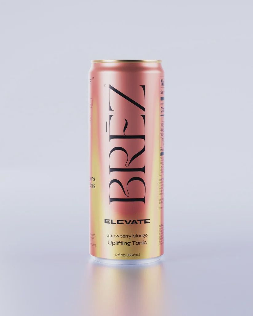 BREZ Elevate Strawberry Mango Uplifting Tonic 12oz, Count: Single