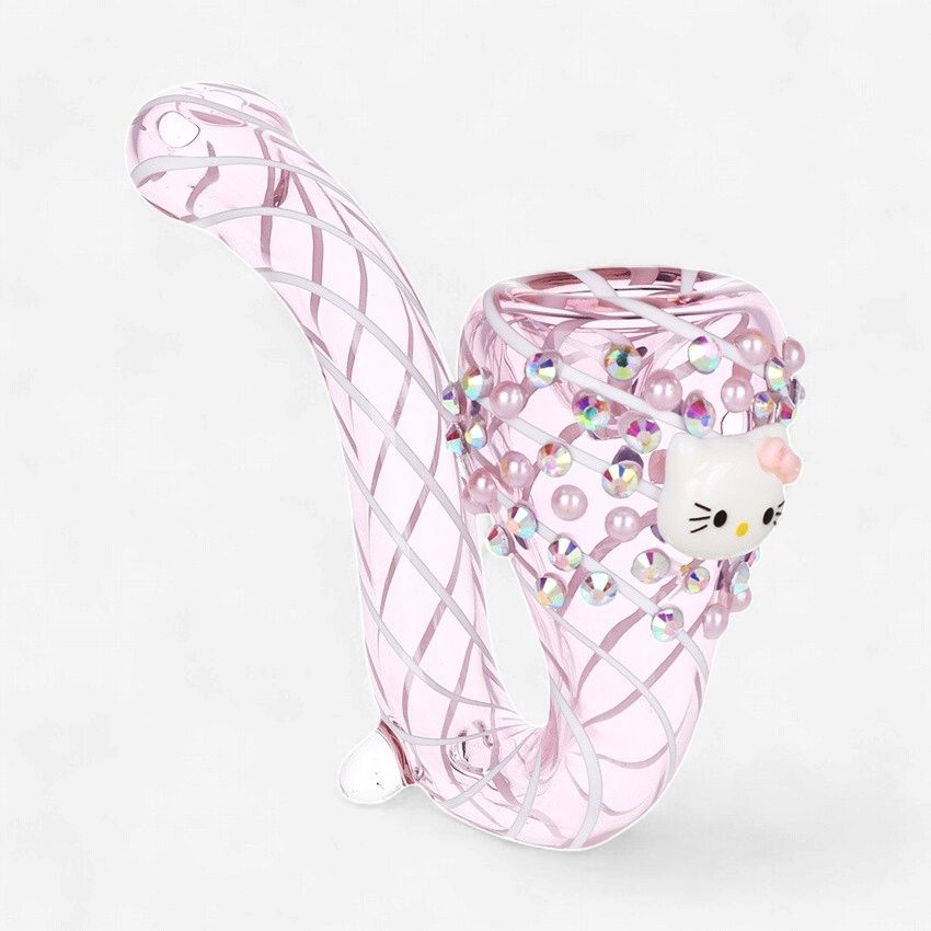 Greetings Kitty Glass Sherlock Pipe