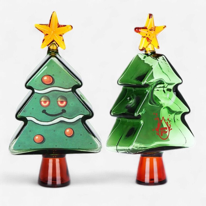 Pulsar Holiday Party Tree Glass Hand Pipe