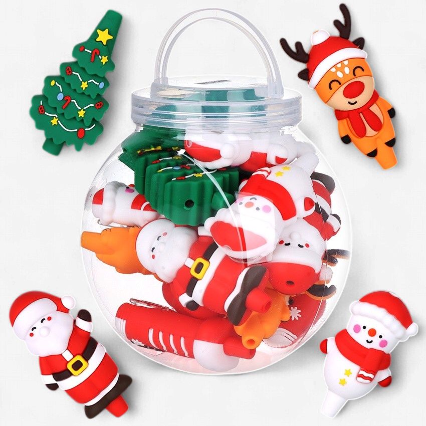 Christmas Themed Silicone Hand Pipe