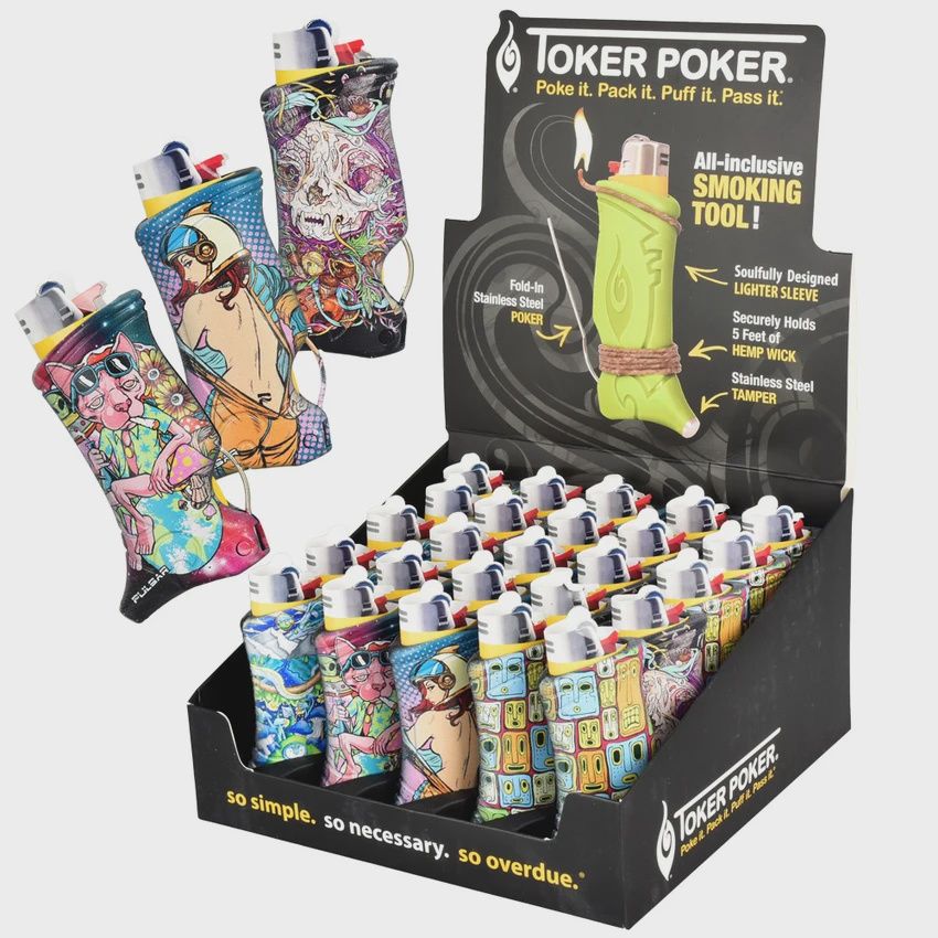 Pulsar Toker Poker Lighter Sleeve - Design Series, Count: Single Unit