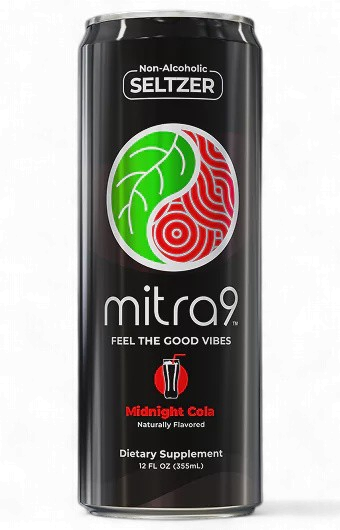 Mitra-9 Kratom Seltzer - Midnight Cola