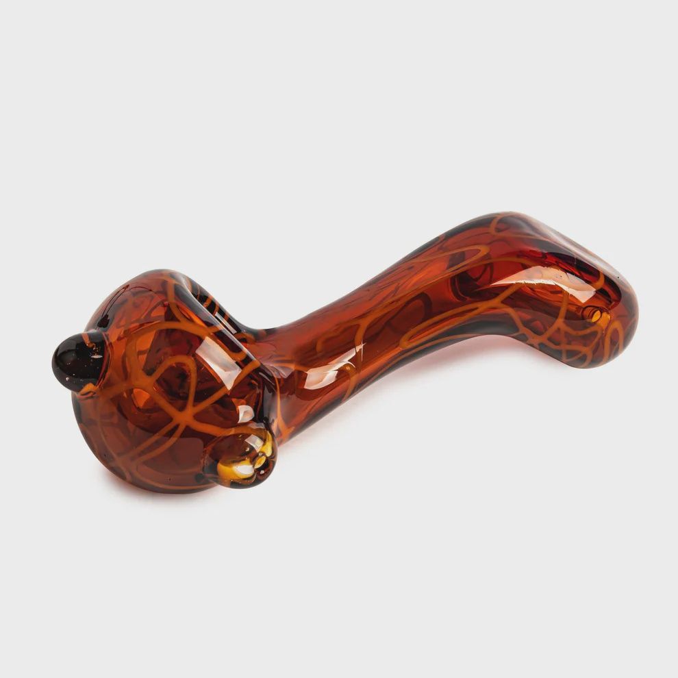 Red Eye Glass®  4.75" World Tour Van Halen Sherlock, Color: Amber