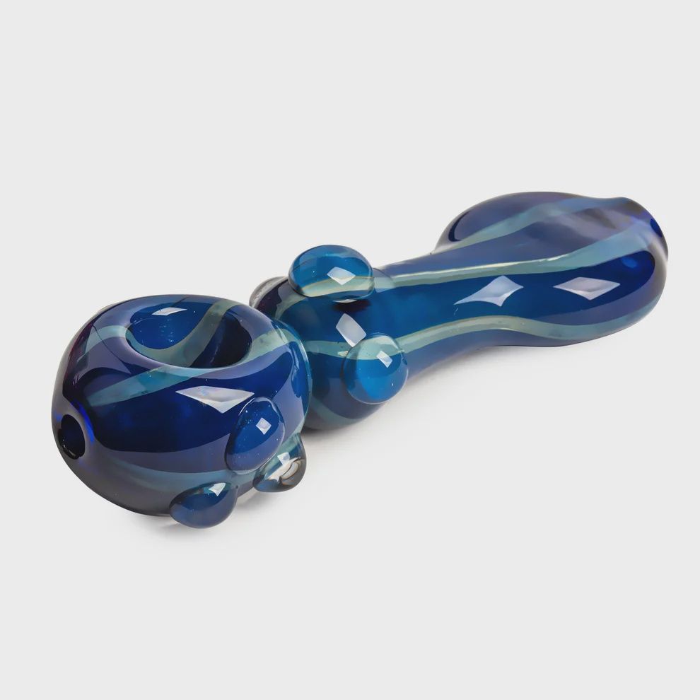 Red Eye Glass®  5" Middle Man Hand Pipe, Color: Blue