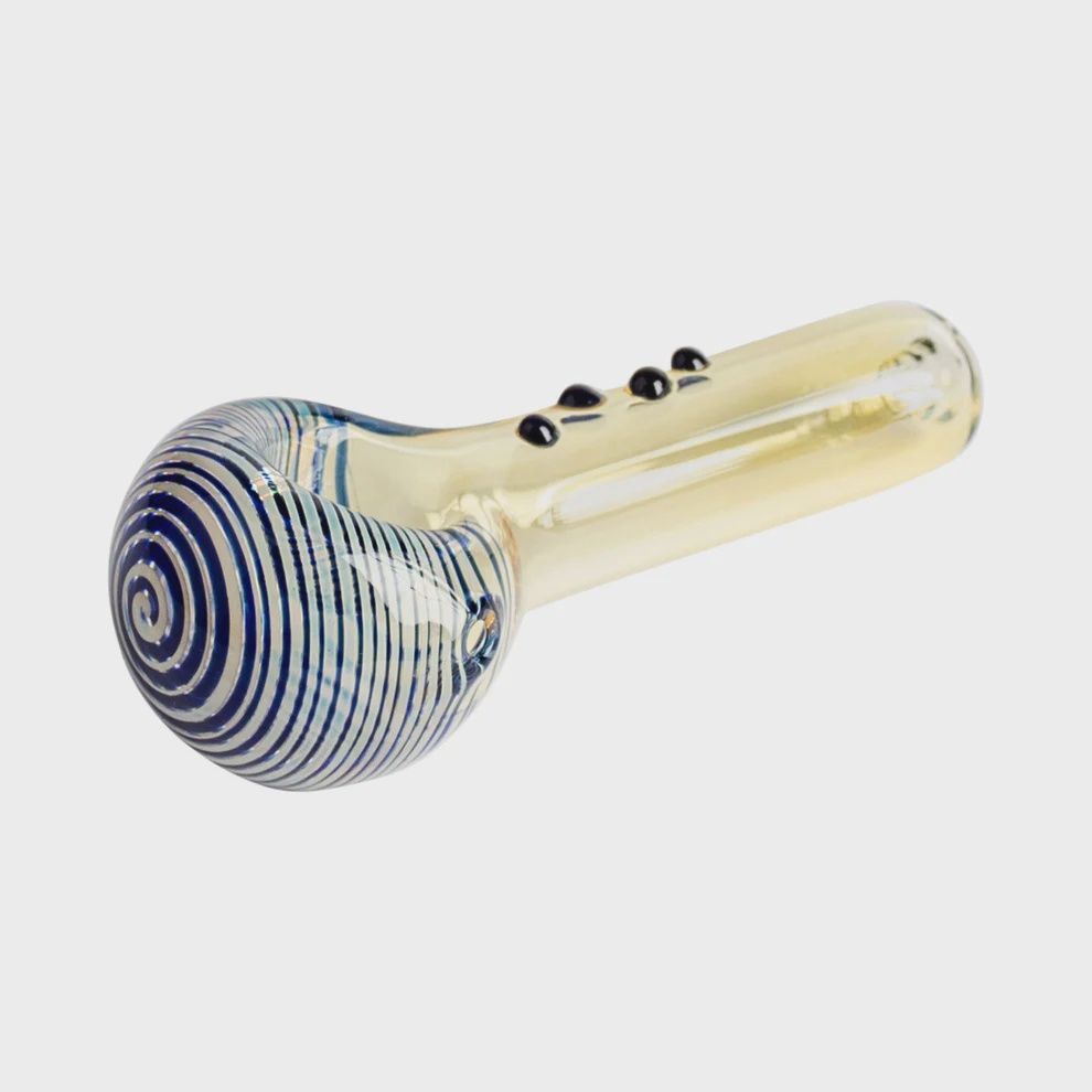Red Eye Glass®  3.5" Fiesta Hand Pipe, Color: Blue