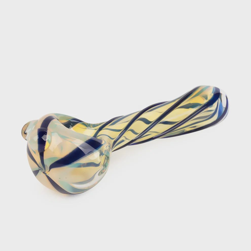 Red Eye Glass®  3.25" Nugget Hand Pipe, Color: Blue