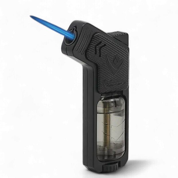 Vector® Hyper Torch Lighter, Color: Black Transparent