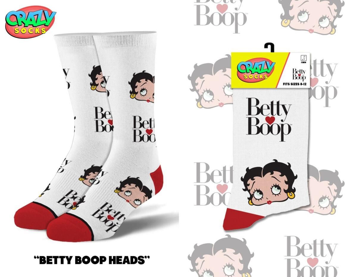Betty Boop Women's Crew Socks