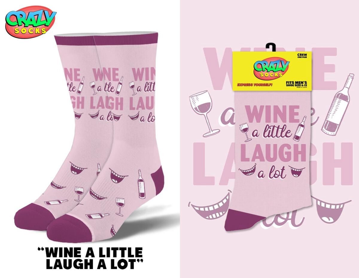 Wine A Little Women's Crew Socks