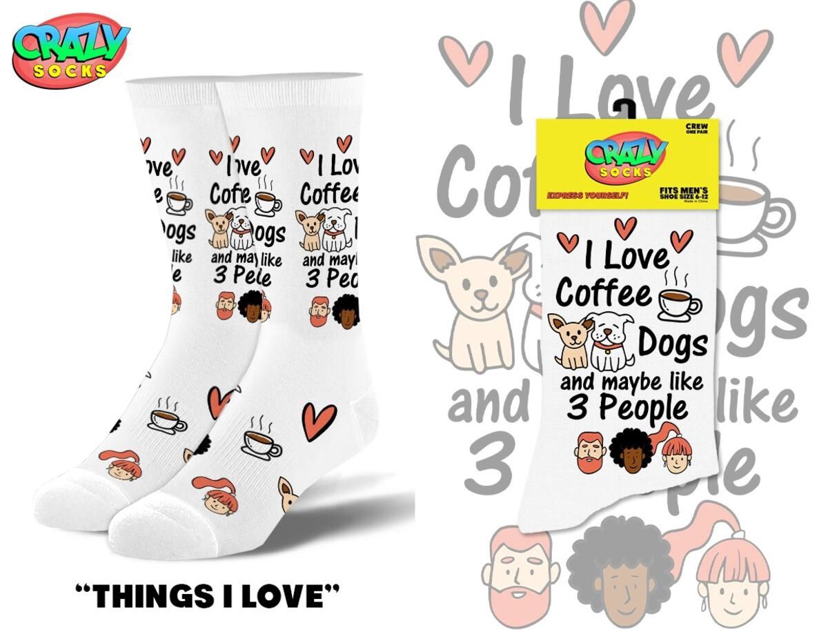 Things I Love Women's Crew Socks